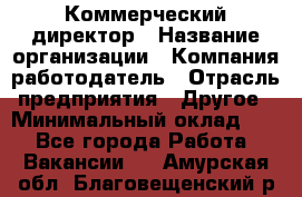 Коммерческий директор › Название организации ­ Компания-работодатель › Отрасль предприятия ­ Другое › Минимальный оклад ­ 1 - Все города Работа » Вакансии   . Амурская обл.,Благовещенский р-н